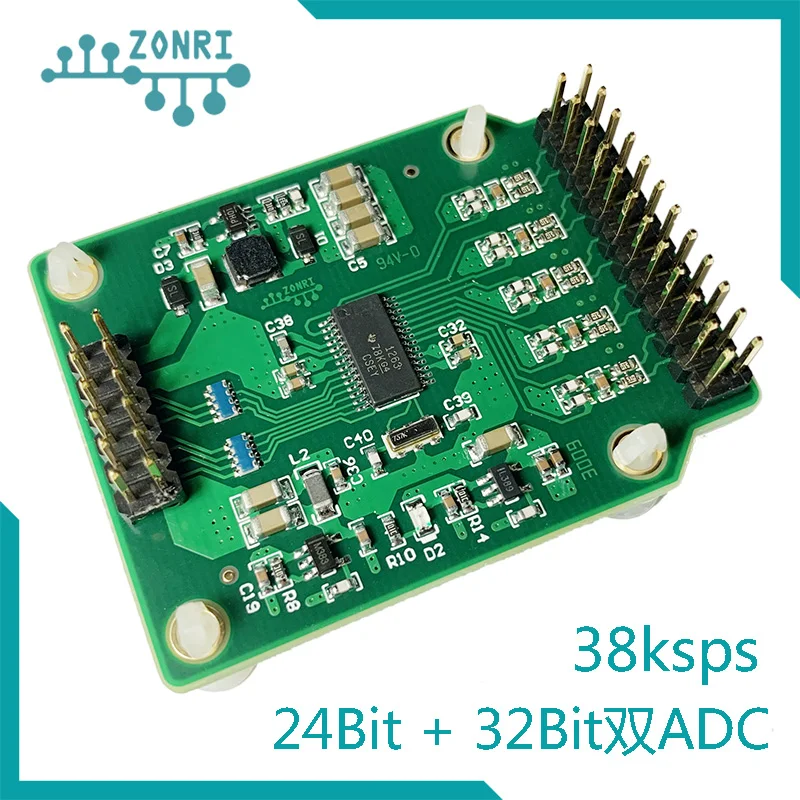 

Ads1263 32bit High Precision ADC Module / 24bit + 32bit Dual ADC / Analog-to-digital Conversion 38.4ksps