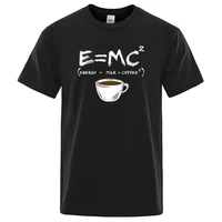 'Energy=Milk+Coffee' T-shirt Casual 1