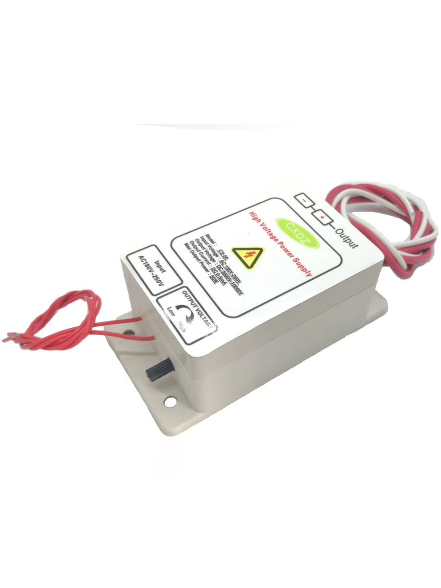 High Voltage Power Supply   1KV - 10KV CX-50     ,Electrostatic Ionization   , Spraying ,  Cleaner Air Purification