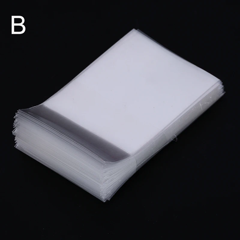 100Pcs 6.6Cm 6Cm X 9Cm Matte Cards Sleeves Cards Protector for Trading Cards Shield Magic Card Cover Transparent card holder