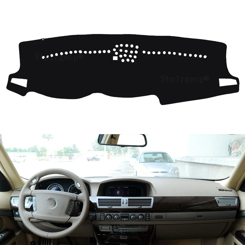 for BMW 7 Series E65 2002 - 2008 730i 740i 750i dashboard mat Protective pad Shade Cushion Pad interior sticker accessories