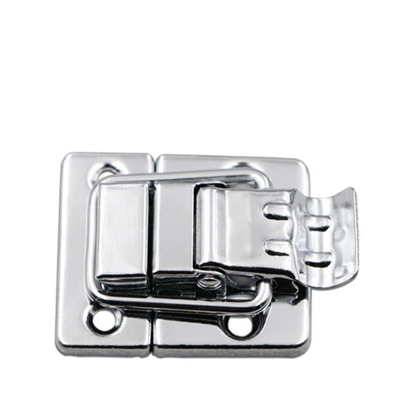 Stainless Steel Chrome Latch Toolbox Buckle Instrument Box Lock File Box Buckle Cosmetic Case Aluminum Tool Box Buckle