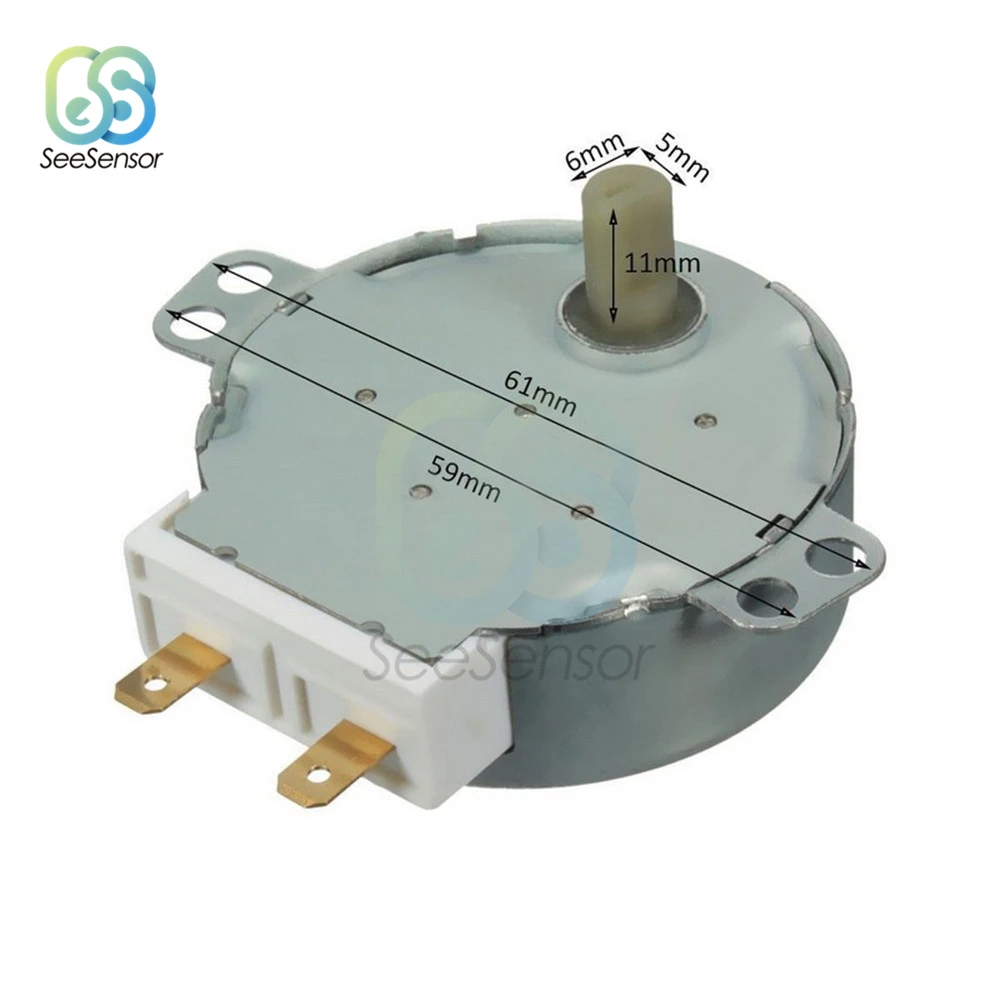 220-240V 4W 50Hz CW/CCW Microwave Turntable Synchronous Motor for Air Blower TYJ50-8A7 49TYZ-A2 Microwave Oven Tray Motor