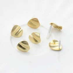 Pendientes de aleación de Zinc, Base redonda 3D, conectores para pendientes DIY, fabricación de joyas, accesorios para encontrar, 6 unidades por lote