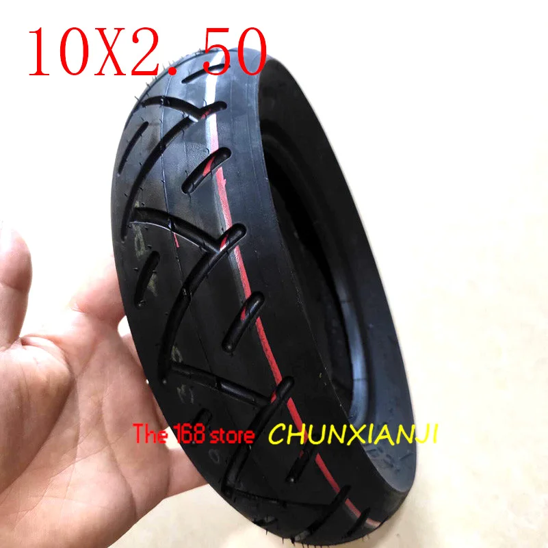 Lightning Delivery 10x2.50 Tube Tyre CST 10 Inch 10*2.50 Electric Scooter Inner  Outer  Explosion-proof  Advanced Tire