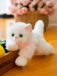 Play Model Cute Pets Doll Electronic Plush Toys Funny Cat Children Gift Interactive Soft Simulation Cat Meowth Sound AnimalZH062