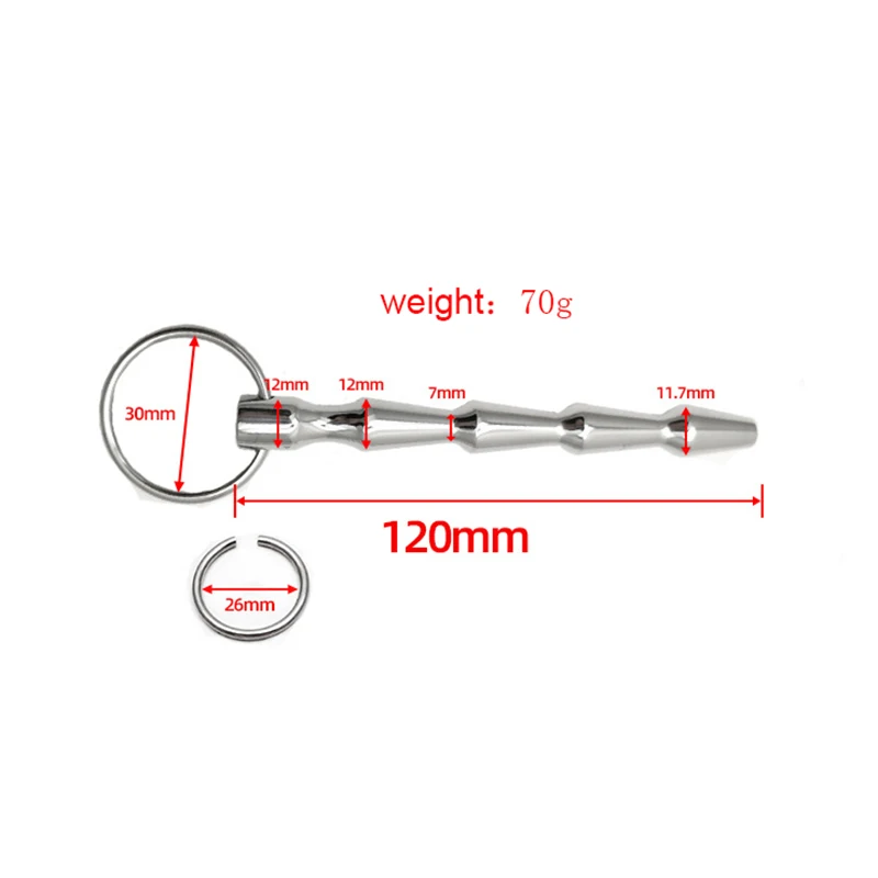 Stainless Steel Urethra Catheter Male Penis Plug Urethral Stretcher Urethral Sound Dilator Penis Plug Erotic Toy For Men MCH010