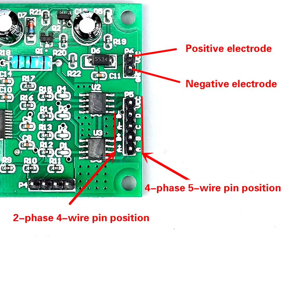 DC 5V-12V 6V 2Phase 4Wire 4Phase 5Wire Micro Stepper Motor Control Module Board