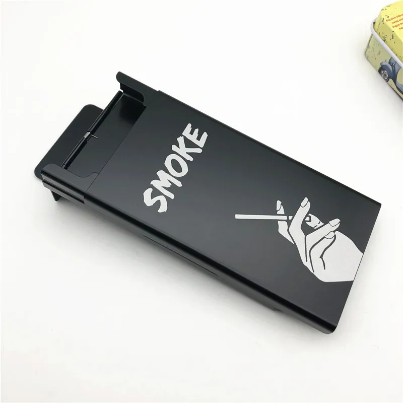 Personalized customized Ins Style Aluminium Alloy Cigarette Case for Girl Boy 20 Cigarette Box Cover The Dirty Smoking Boxes