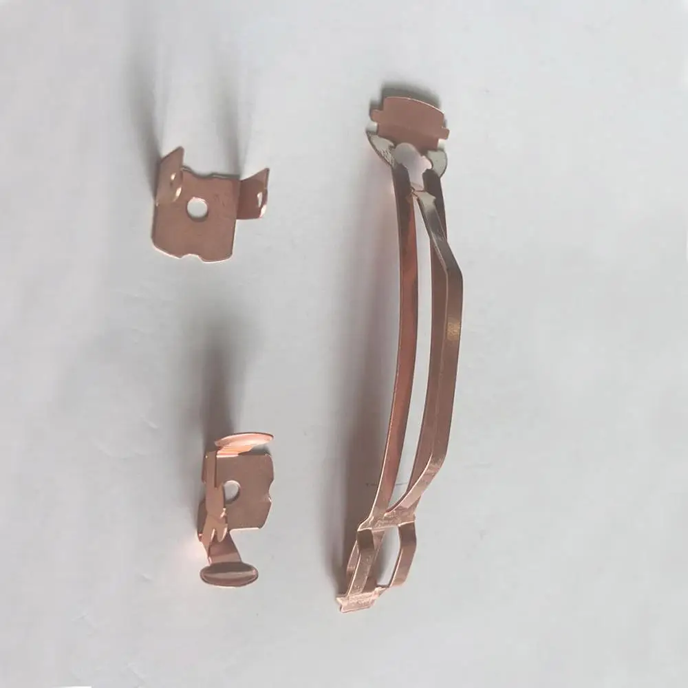 50PCS  5.0cm,6.5cm,7.0cm Raw Copper finish Plain French Barrettes Accessoried for Making hairpins hair accessories