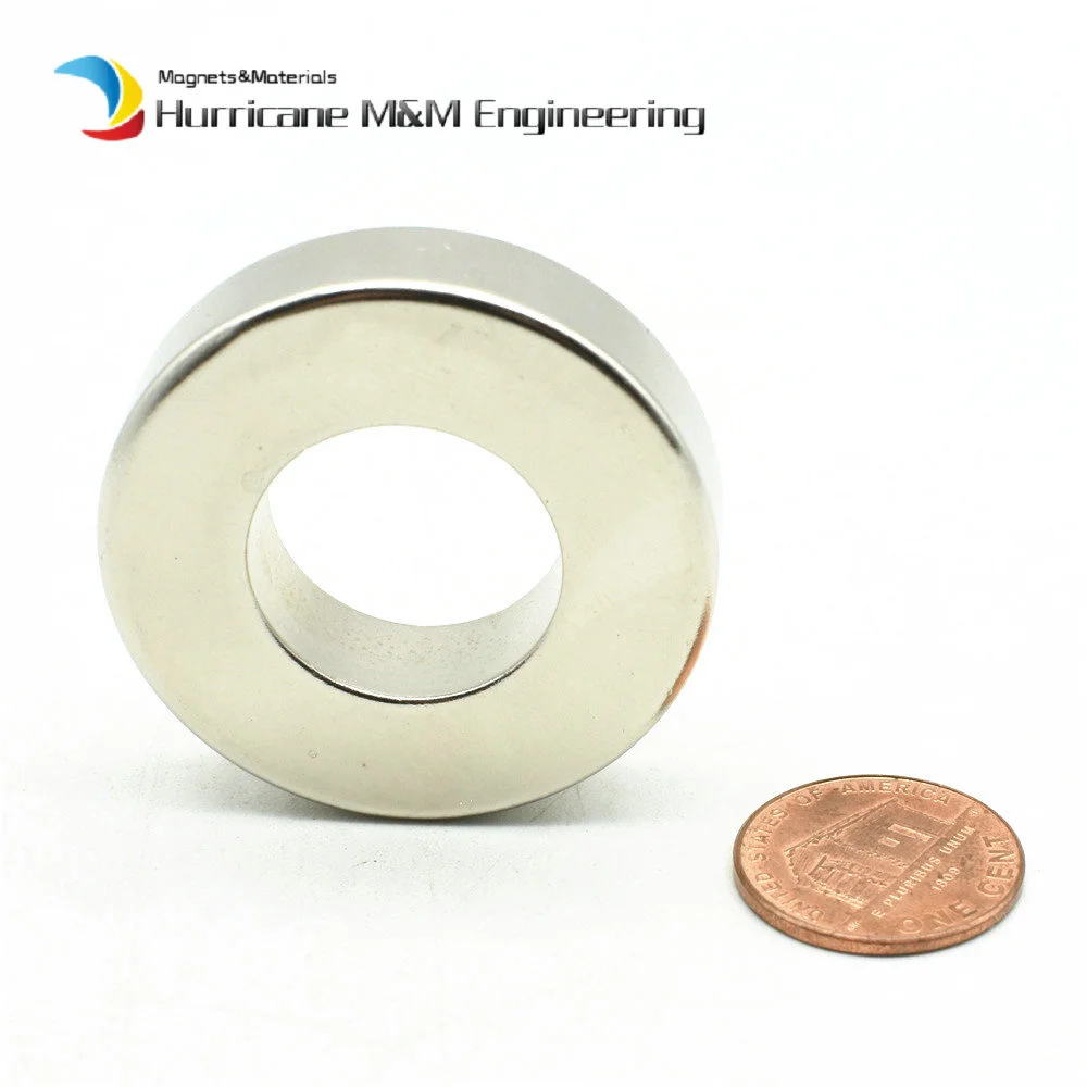 Anello magnetico NdFeB OD 40x20x2 5 10 OD 40xID30 (+/-0.1)mm di spessore Magneti permanenti al neodimio Tubo magnetico Precisione 1 pz