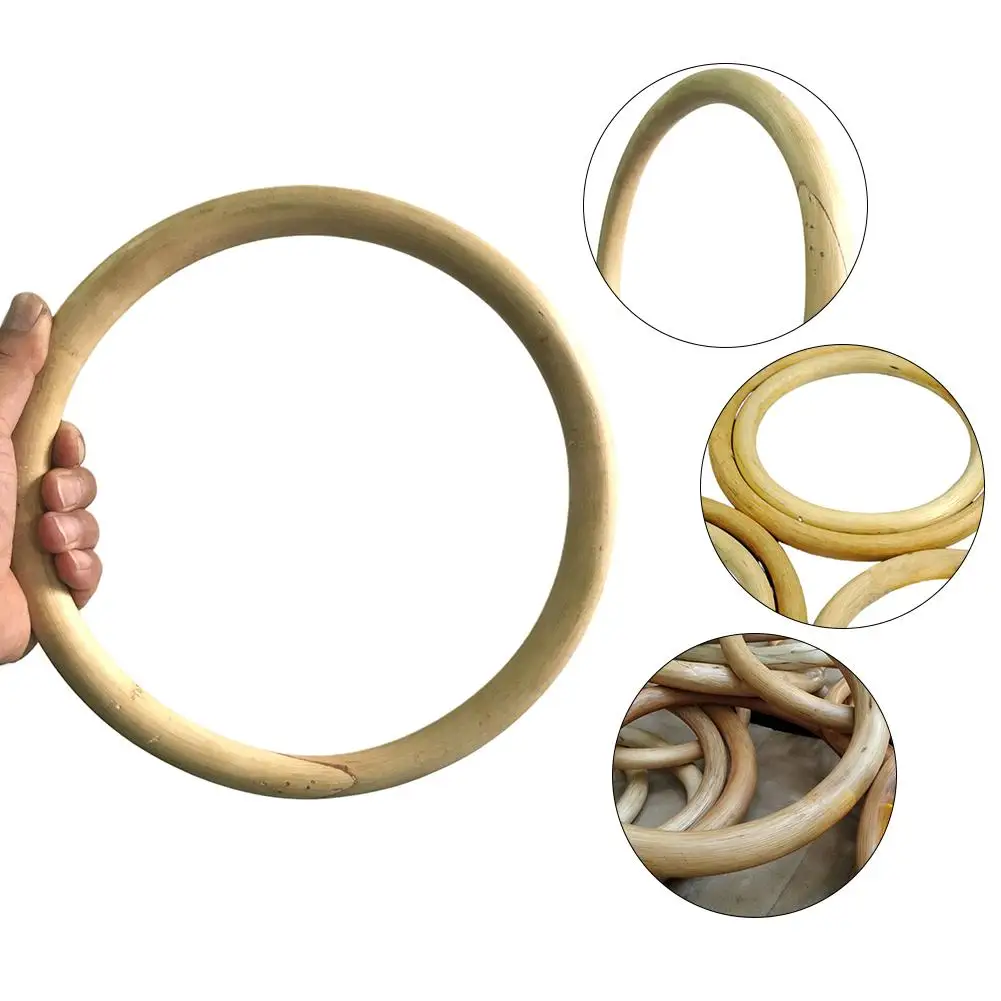 Kung Fu Ring For Hand Wrist Strength Training Traditional Martial Arts Wooden Dummy Wing Chun Rattan Ring