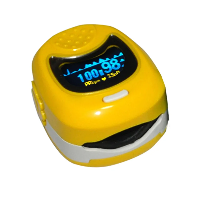 CMS50QB Children OLED Fingertip Pulse Oximeter Infant Baby Kids Pediatric Blood Oxygen SPO2 Heart Rate Monitor Oxymeter