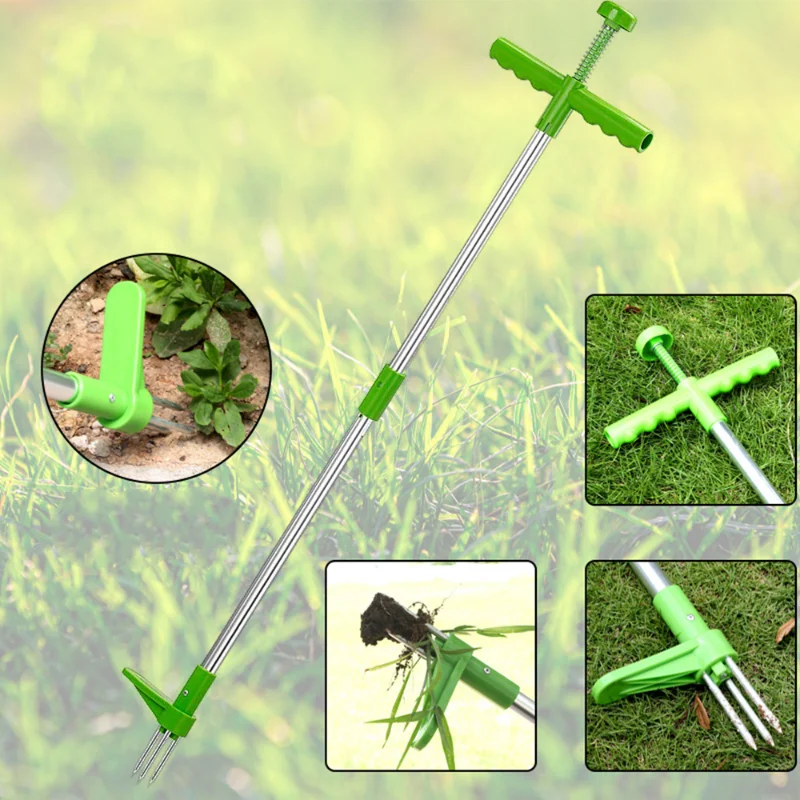 

1PC Outdoor weed extractor can double section split aluminum pipe remove sage dig wild vegetables gardening tools and equipment