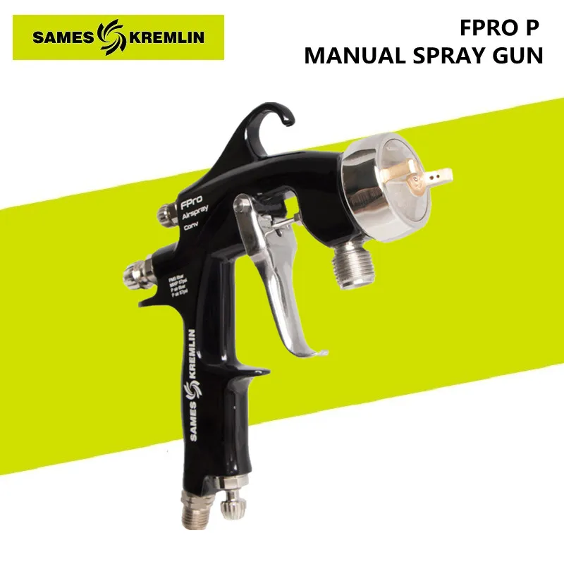 Sames-Kremlin FPRO Airspray,FPRO-P Manual Pressure Spray Gun (Conv, HVLP, LVLP),Painting Gun, Original From France