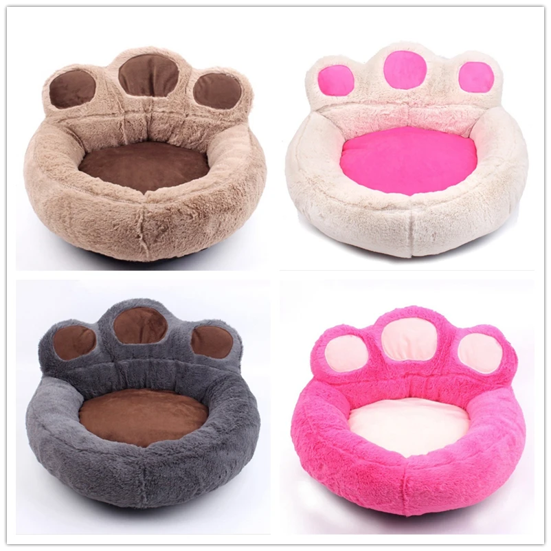 Benepaw 4 Colors Quality Sofas For Dogs Paw Shape Washable Sleeping Dog Bed House Soft Warm Wear Resistant Pet Bed Cat Puppy