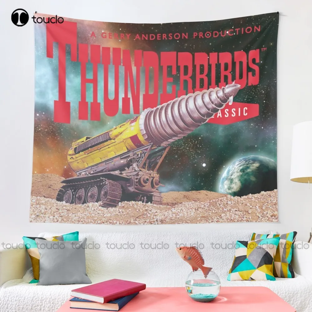 Thunderbirds The Mole Tapestry Tapestry Indie Tapestry Wall Hanging For Living Room Bedroom Dorm Room Home Decor Wall Covering