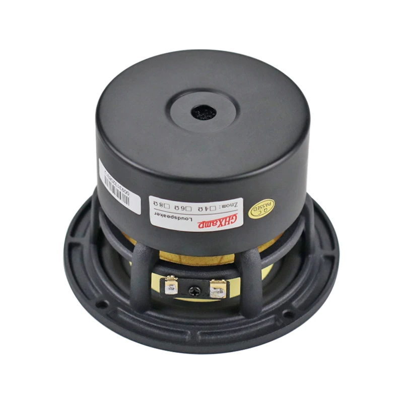 GHXAMP 4 inch 120MM full Range Speaker HIFI Bamboo Fiber Aluminum Basin Treble Midrange Thick Bass For Tube Amplifier Round 1PC