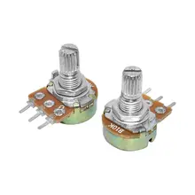 10PCS Linear Potentiometers 15mm Shaft #2