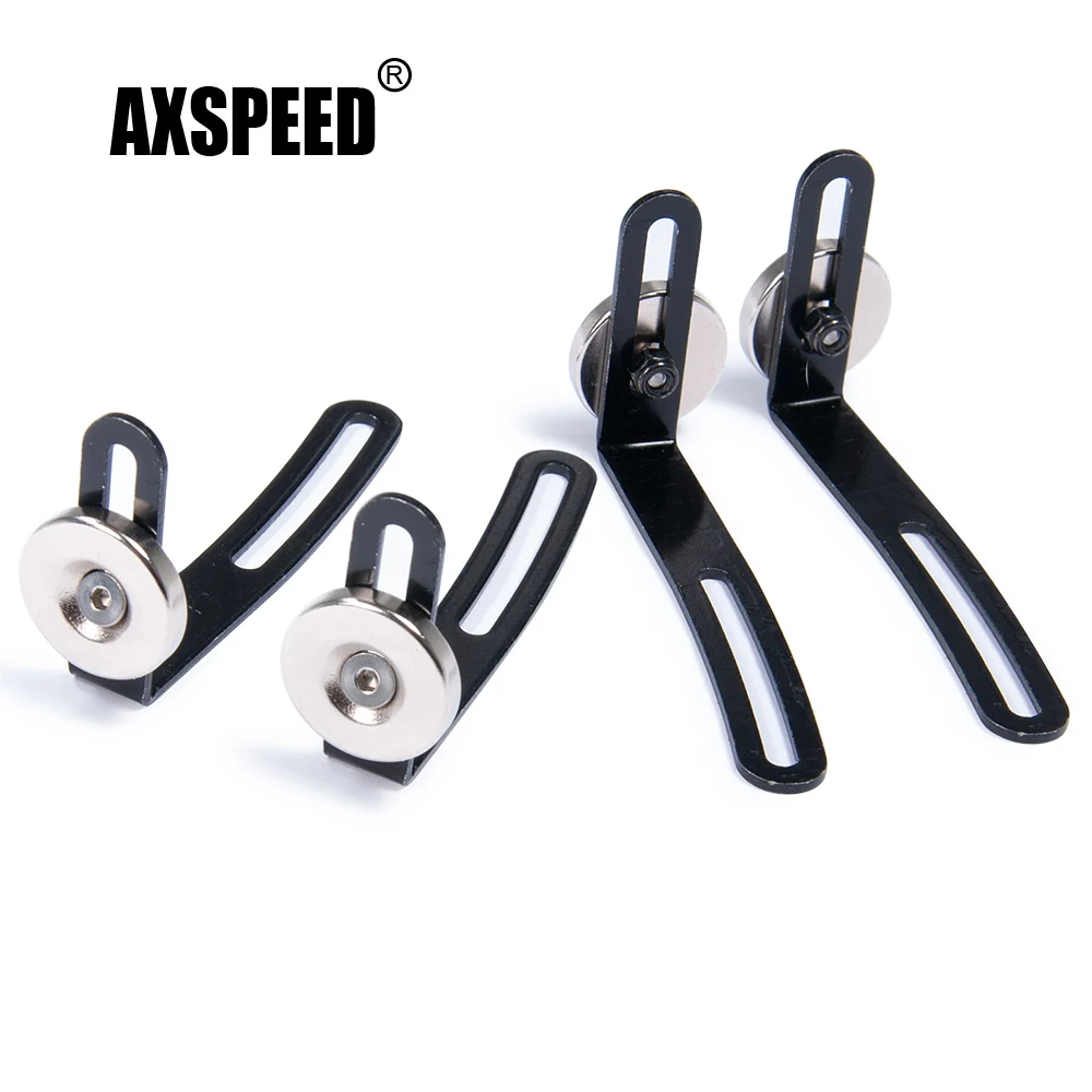 AXSPEED 2Pcs Car Shell Column Body Mount L-Bracket with Magnet for Axial SCX10 1/10 RC Crawler Car Model Upgrade Parts