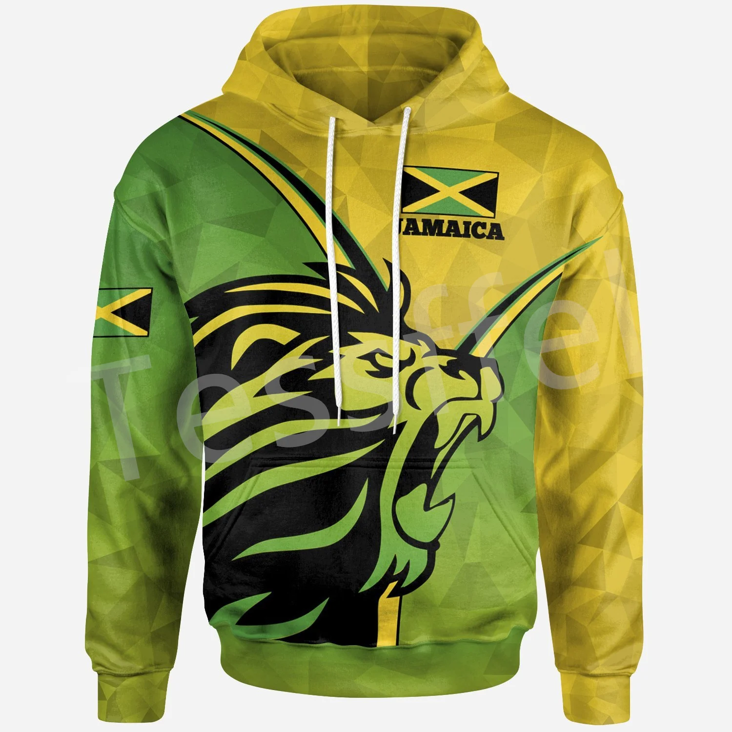 

Tessffel County Flag Africa Jamaica King Emblem Lion NewFashion Tracksuit 3DPrint Men/Women Streetwear Harajuku Funny Hoodies 16