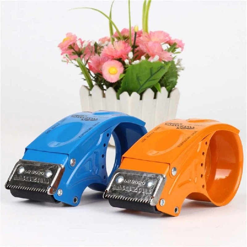 Office Adhesive Roller Tape Dispenser Cutter Stationary Supplies Package Bag Sealing Machine Plastic Packer