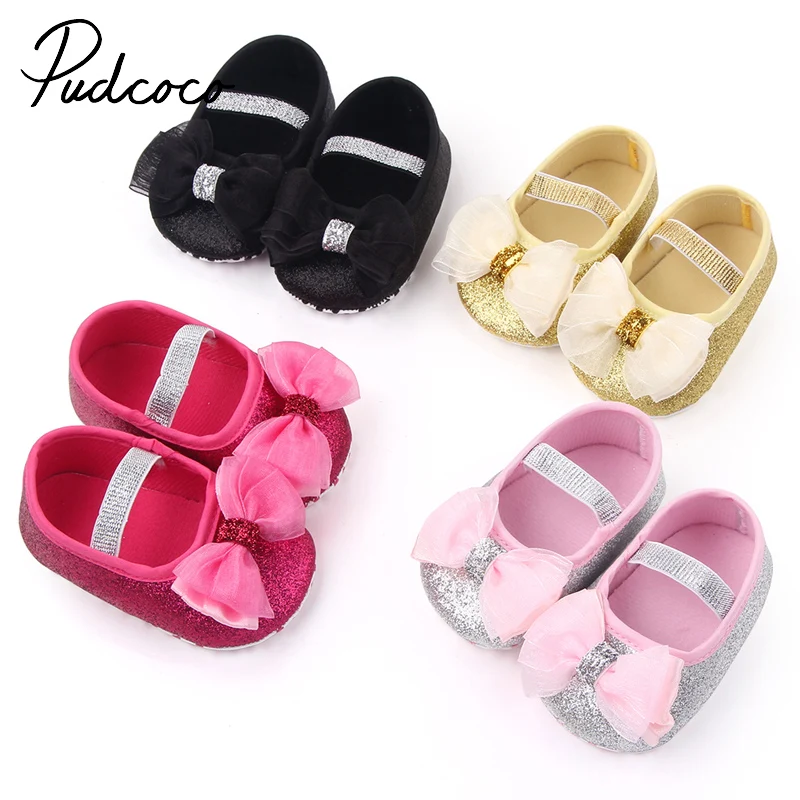 Autumn Baby PU Leather Baby Boy Girl Baby Princess Shoes Bow Fringe Soft Soled Non-slip Footwear Leather Crib Shoes