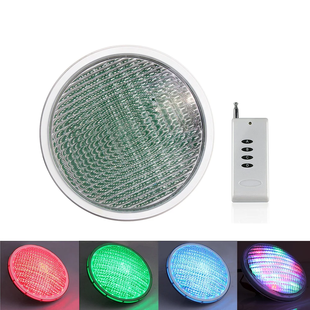 

Par56 LED Swimming Pool Light Color Changing Underwater Lights with Remote Control 54W IP65 Pond Fountain Piscina Hot Tub Lamps