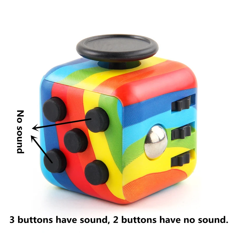 Unique Anti Stress Cube and Anxiety Relieve Improve Focus Sensory Fidget Antistress Toy Autism Toys Perfect Gift for Kids Adults