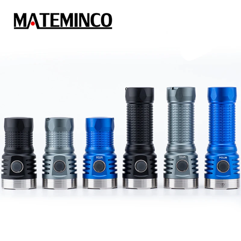 

Mateminco MT04 Portable Tactics Flashlight XHP50.2/SST-40 7000 LM beam throw 500M USB Typ-C Rechargeable High Powerful LED torch