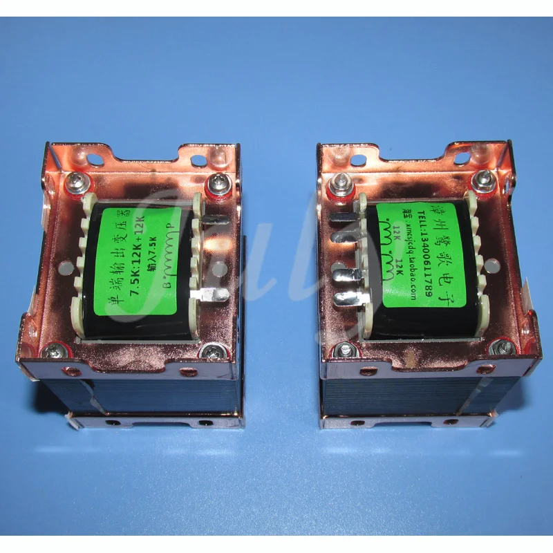 

7.5K: 12K+12K single-ended push transformer inverter transformer 6SN7 push 300B tube, frequency response 20Hz-27KHz -1.2DB