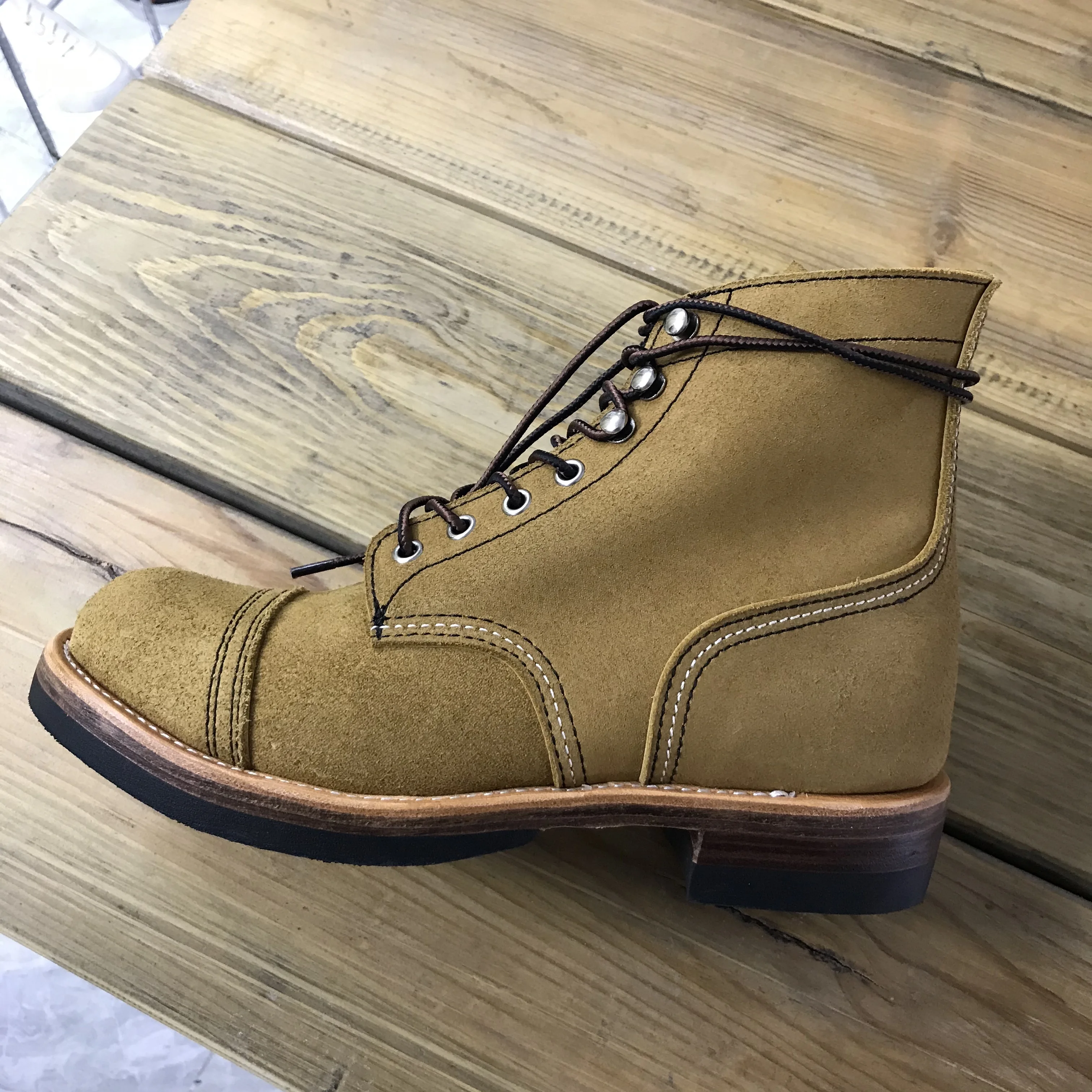 YQ8113 Rock Can Roll Size 35-52 Super Quality Handmade Genuine Italian Cow Leather Goodyear Welted Boots Custom Made Available