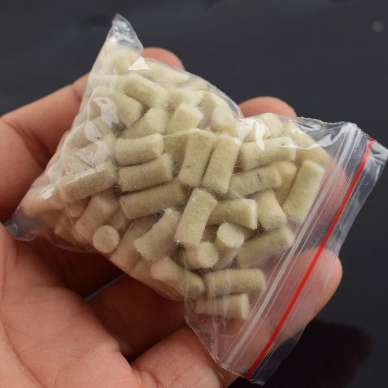 100 PCS Cleaning Cotton Ball For a 4.50mm or 5.50mm or 6.35mm Caliber Cleaning Kit Remove dirt and lead from the airlock barrel image 4