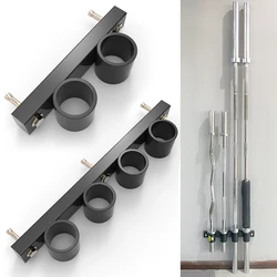 Home Wall Mounted Φ50mm Barbell Bar Storage Rack Gym Fitness Barbells Rod Holder Hanging Dumbbell Bars Rack Display Frame Bracke