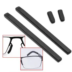 4Pcs/Set Silicone Gel Cover Temple Tips Pad For ic! berlin Glasses Frame 3 Color