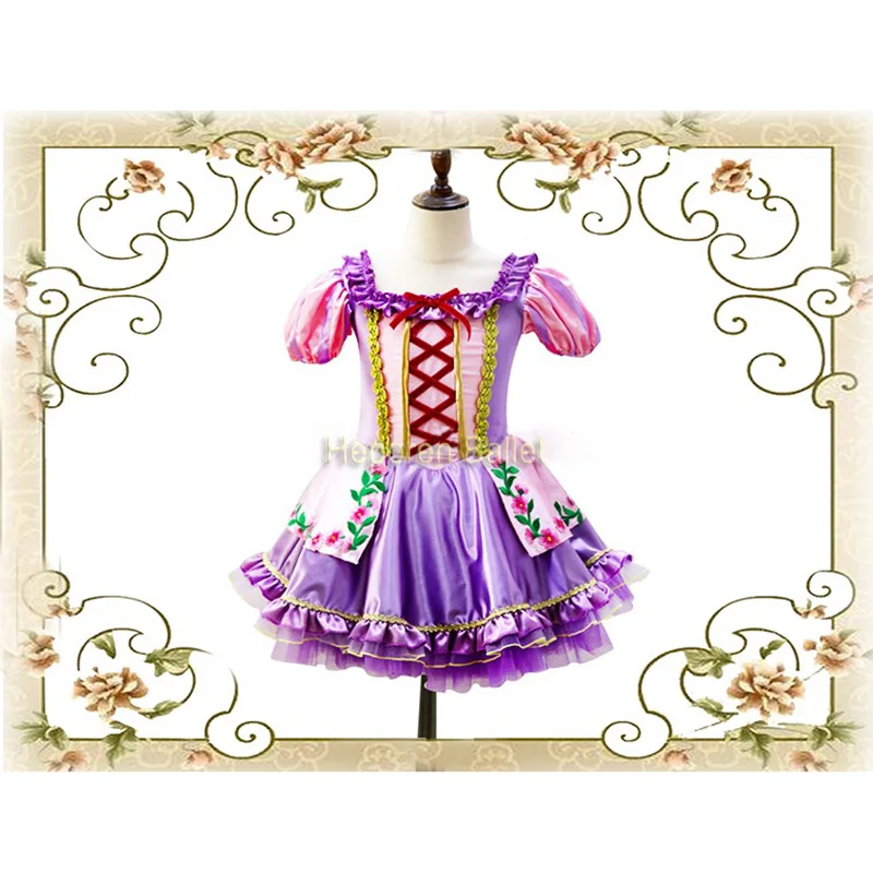 2020 new competition purple Giselle ballet costumes little princess Sophia ballet dance dress custom made