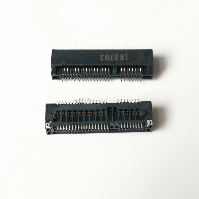 Mini PCIE Slot Socket Connector Height 5.2H 52P 52Pin Wireless Network Card  Msata Connector