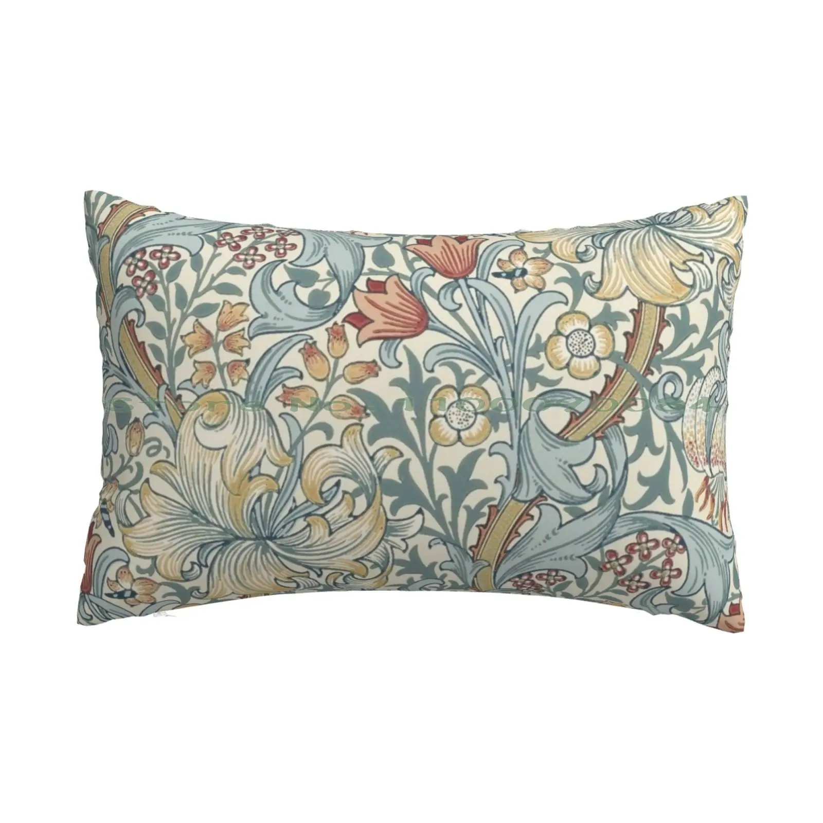 

William Morris Golden Lily Slate Manilla Pattern Pillow Case 20x30 50*75 Sofa Bedroom Flowers Art Nouveau Botanical William