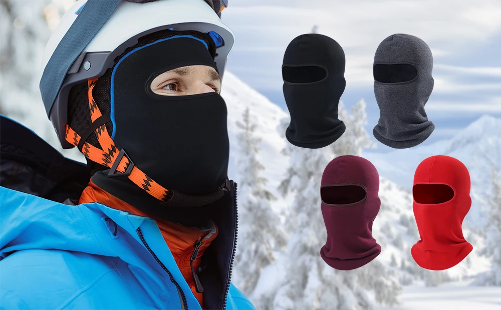 Cagoule Polaire Hiver - Balaclava Ajustable, Coupe-vent, Pour Ski, Vélo, Randonnée (homme Et Femme)