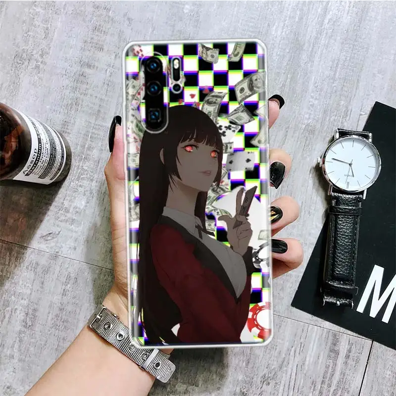 Jabami Yumeko Kakegurui Anime Phone Case For Huawei Honor 10 9 20 9X 8A 8X 8S Lite Pro Y5 Y6 Y7 Y9S P Smart Z 2019 2021 10i 20i