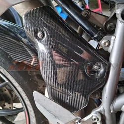 Exhaust Muffler Pipe Heat Shield Cover Guard Fairing For Ducati 848 1098 1198  Full Carbon Fiber 100%