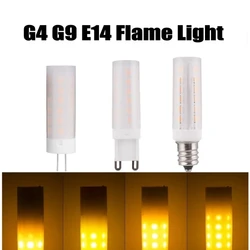 G9 Led Lamp Flikkerend Vlameffect G4 E14 Maïs Licht Vuur Flikkert Brandende Decoratieve Lamp Retro Maïslampen Huisverlichting