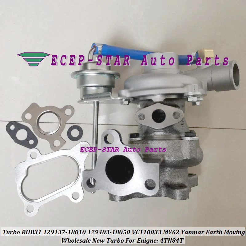 Free Ship RHB31 VA110021 VA110024 129403-18050 129189-18010 Turbo For Yanmar Industrial motor 4TNA78TL 3TN84TL-R2B 3TN82TE