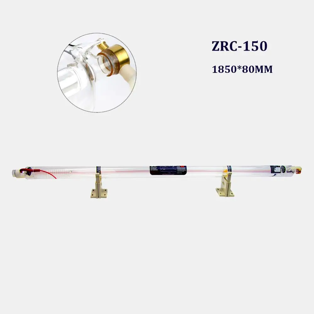 Tubo Laser Co2 150W tubo Laser in vetro 1850Mm diametro 80Mm per incisione Laser Co2 pallaong
