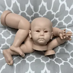 20-22Inch Huxley Solid Silicone Bebe Reborn Doll Kits DIY Blank Unpainted Unfinished Parts Soft Silicona Muñeca