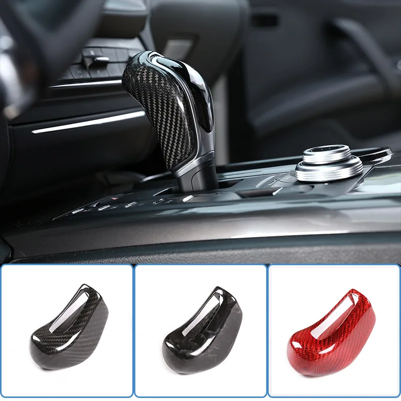 

For 13-18 Maserati Ghibli/Quattroporte/Levante Gear Shift Head Cover Trim Frame Garnish Sticker Accessories Car Styling Interior