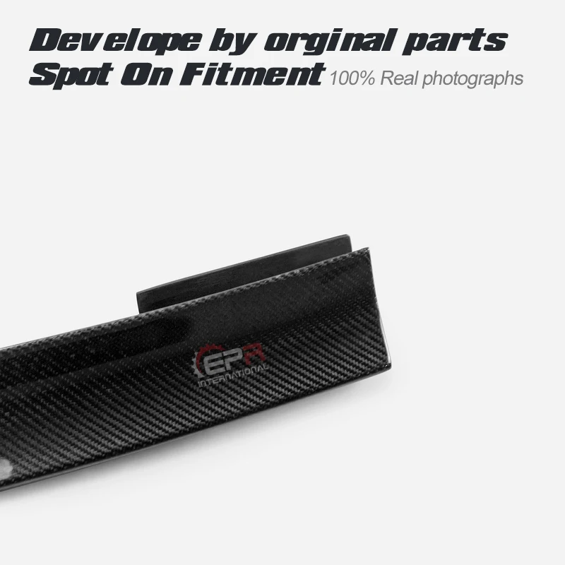 For Toyota Starlet Glanza EP91 EPA Style Carbon Glossy Rear spoiler Wing Add On Exteiror kits (For OE Rear spoiler only)