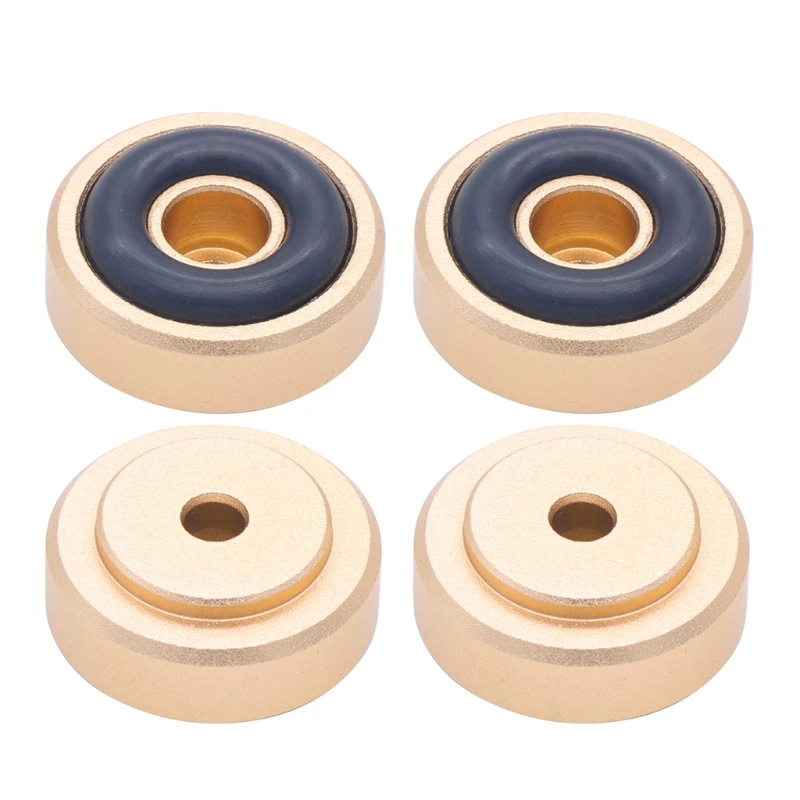 Mini alto-falante ativo, 4 peças, pé espinho, almofadas diy para alto-falante de áudio, peças de reparo, chassis, amortecimento de vibração, pés