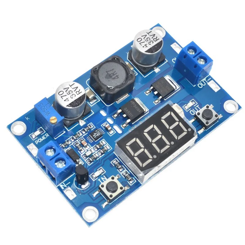 LTC1871 Dc Step Up Booster Converter 3-35VDC Tot 3.5-35VDC + Led Voltmeter DC-DC Step Up Module Voeding voltage Regulator