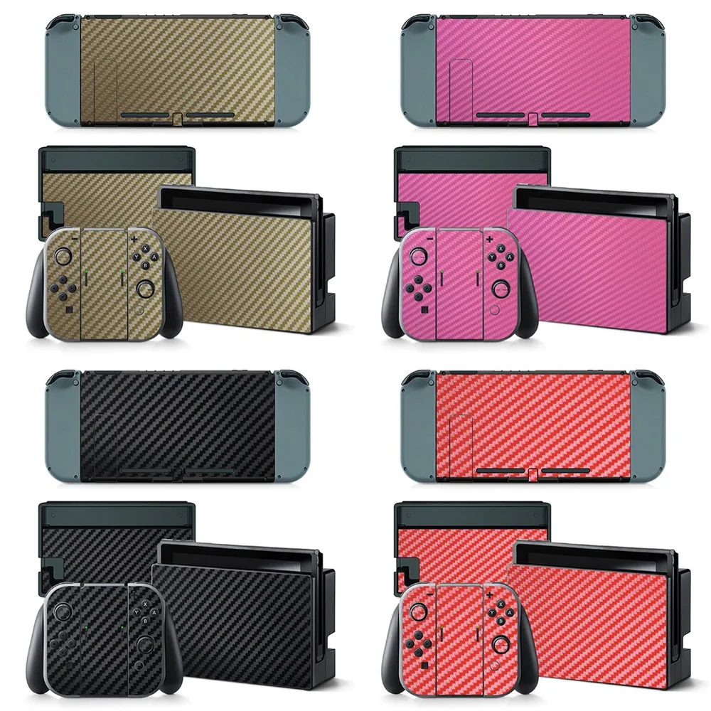 

carbon fiber sticker Game series skin stickers for ns Switch dropshipping cheap price skin stickers